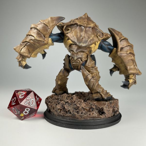 Umber Hulk Бурий Кавун &mdash; Мініатюра для настільних рольових ігор D&D, Pathfinder Миниатюра05 фото