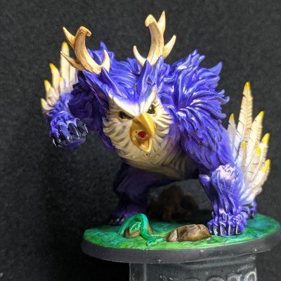 Owlbear Совомед - Миниатюра для настольных ролевых игр D&D , Pathfinder Миниатюра08 фото