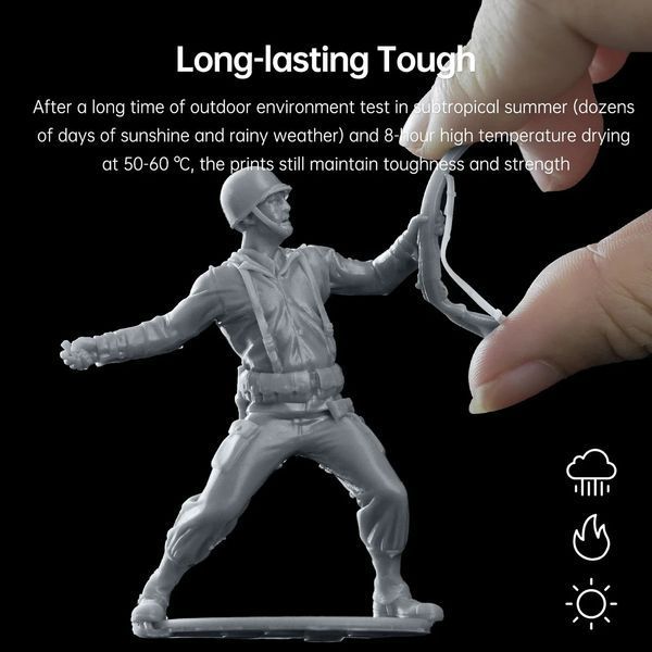 Гнучка фотополімерна смола Resione TH72 Long-lasting Tough Resin RES22 фото