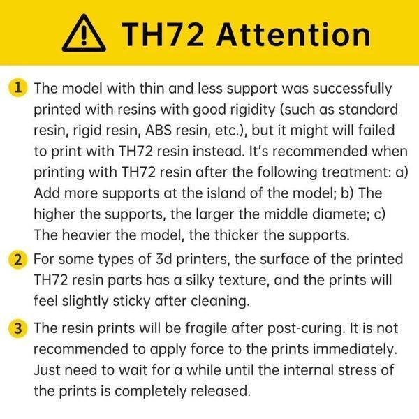 Гнучка фотополімерна смола Resione TH72 Long-lasting Tough Resin RES22 фото