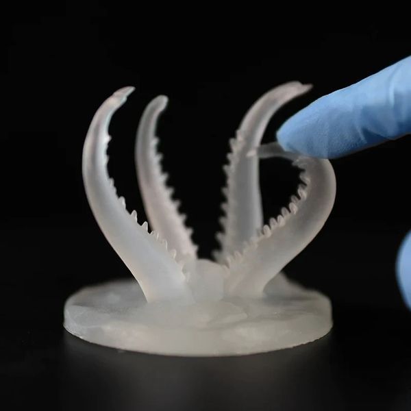 Гибкая фотополимерная смола (резина) RESIONE F39T Transparent Flexible Rubber RES03 фото