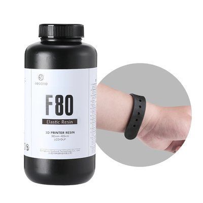 Эластичная фотополимерная смола RESIONE F80 Elastic 3D Printer Resin Black RES17 фото