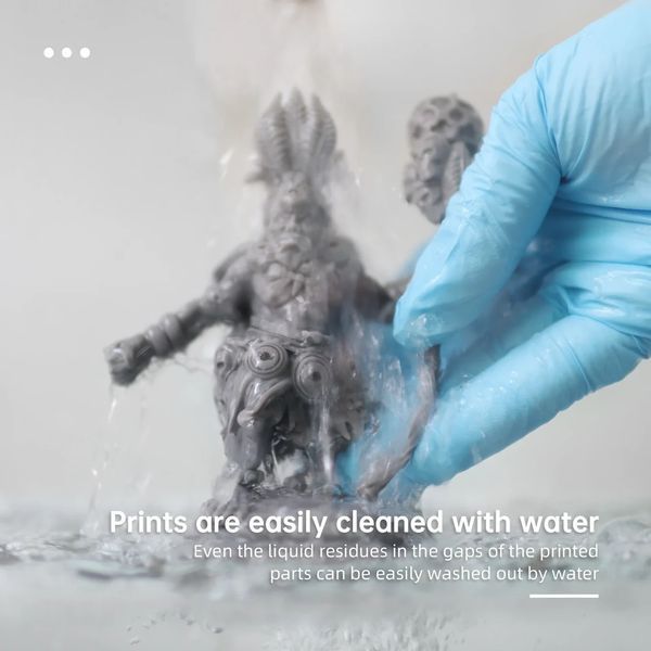 Обрабатываемая водой фотополимерная смола RESIONE W90B Water Washable 3D Printer Resin Not Brittle RES14 фото