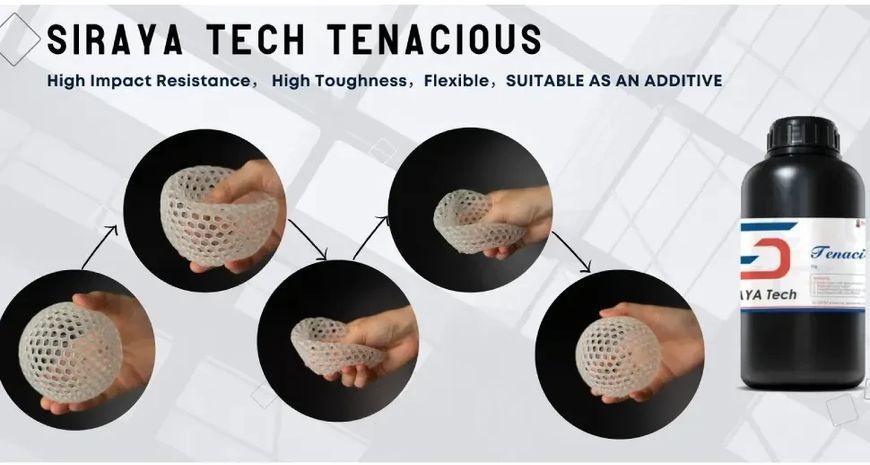 Гибкая фотополимерная смола Siraya Tech Tenacious - flexible resin RES77 фото