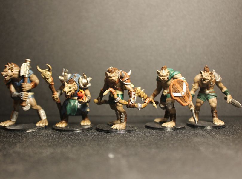 Гноллы - Миниатюра для настольных ролевых игр D&D , Pathfinder (Gnoll) Миниатюра10 фото